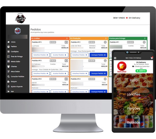 Sistema P/ Restaurantes Com Webapp Para Smartphone E Tablets