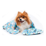Cobertor Pet Frio Inverno Estampado Para Cães E Gatos Tam G
