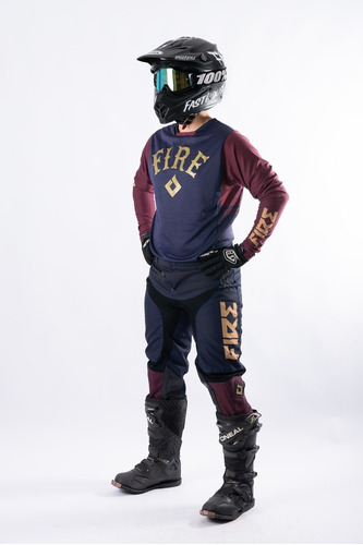 Conjunto Equipo Fire Motocross Enduro Bmx Talle S 30 Trapote