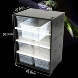 8x Pet Feeding Box Reptile Breeding Tank For Insect Spid Wss