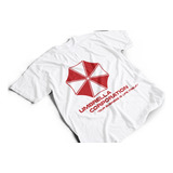 Camiseta Algodón Adulto Estampado Videojuego Resident Evil 