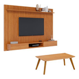 Painel Suspenso Loft 2.2 Com Mesa De Centro Classic Nature