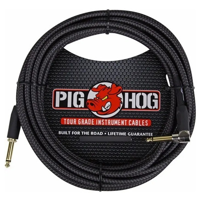 Pig Hog Pch20bkr Cable Para Guitarra O Bajo 6 Metros Angular | Meses sin interés