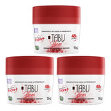 Kit 3 Desodorante Creme Tabu Flores Antitranspirante 55g