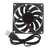 Ventilador Fan Cooler Usb Pc 8x8 5v Cable 100cm - Tecnomati