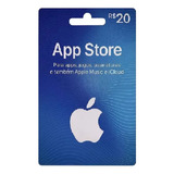 Cartão Presente Gift Card Aple Store R$ 20 Itunes Brasil App