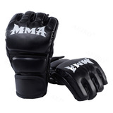 Mma Muay Thai/guantes Mitone De Boxeo Piel Entrenamiento Pu