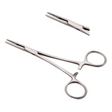 Pinça Hemostática Helly 16 Cm Reta Serrilhada Aço Cirurgico