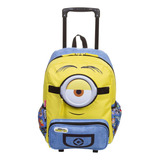 Mochila De Rodinha Grande Minions X - Colorido