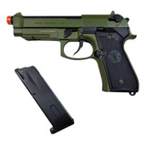 Pistola Geg Gpm92 Gp2 6mm Gbb Blowback Semiauto Hunter Green