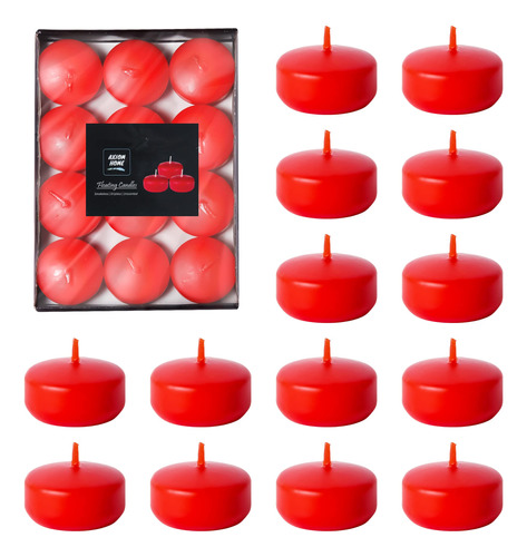 Axiom - Paquete De 24 Velas Flotantes Sin Perfume Para Centr
