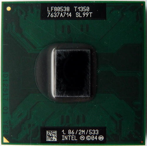 Micro Procesador Intel T1350 1.86ghz, Pga478 / Lf80538