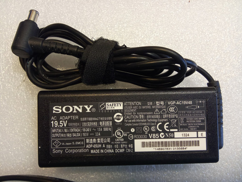 Adaptador De Corriente Sony Genuino 19.5v Original Vgp-ac19v