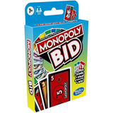 Monopoly Bid Game - Juego De Mesa - Español / Diverti