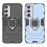 Capa Capinha Anti Impacto C/ Anel Para Galaxy A35 Preto Fosco