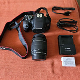 Câmera Dslr Canon Eos Rebel T5i 18mp + Lente Ef-s 18-55mm