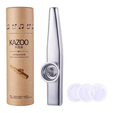 Wandic Kazoo De Aluminio Y 3 Flautas De Membrana De Diafragm