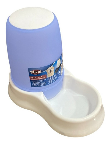 Dispenser Alimento Agua Perros Gatos Mascotas 1.5l Trixie