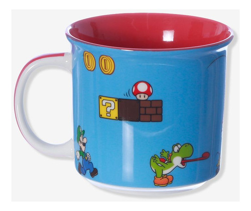 Caneca Super Mário Bros Nintendo O Filme Game Xícara Retrô