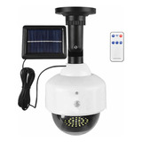 Camera Solar Dome Luminaria Sensor Movimento Placa Controle