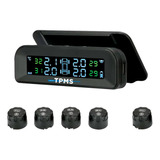 Tpms Auto 4 Sensores Externos + Sensor Para Rueda De Auxilio