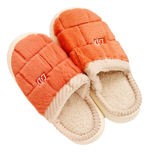 Pantuflas Importadas De Corderito Peluche Mujer