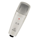 Micrófono Condenser Behringer C3 Cardioide Omnidirecc
