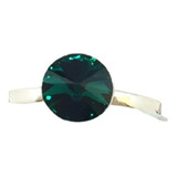 Anillo Rivoli Emerald, Fabricado Con Cristales Swarovski