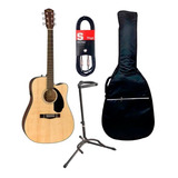Guitarra Electroacústica Fender Cd-60sce + Accesorios