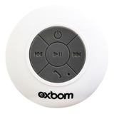 Alto-falante Exbom Cs-a6bt Portátil Com Bluetooth Waterproof Branco 