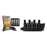 Kit Cables+bujias+bobina Fiat Grand Siena 1.4 8v Fire Evo