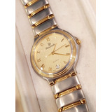 Reloj Pulsera Pelletier Paris Swiss Estuche Oro Combinado