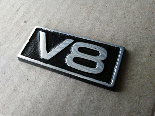 Emblema V8 Ford Metalico Sin Adhesivo Bronco F150 F350 Foto 2