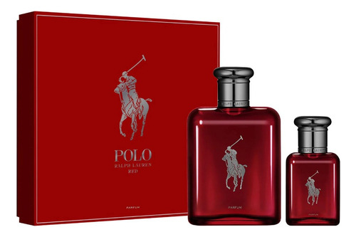 Perfume Polo Red 125ml Parfum + 40ml Parfum Set Original