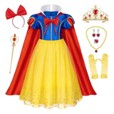Disfraz De Vestido De Princesa Para Niñas Pequeñas Cumpleaño