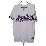 Jersey Beisbol Aguilas Mexicali Hombre Blanco Caballero