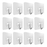 Ganchos Adhesivos Ganchos De Pared Para Cocina, 12 Piezas, R