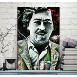 Vinilo Decorativo 30x45cm Pablo Escobar Dolar Pop Art Patron