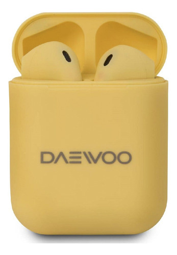 Auricular Inalámbrico Bluetooth 5.0 Tws Daewoo Prix Amarillo