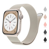 Correa De Metal Starlight P/apple Watch Ultra 9 8 7 49/45mm