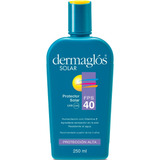 Protector Solar Dermaglos Factor 40 250ml Perfumeria Family