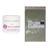 Argila Verde 500g E Creme Rugas Clareador Noturno