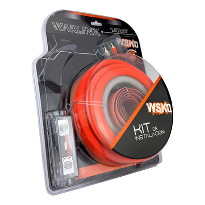 Kit Instalación Amplificador Waraudio WSK0 Calibre 0 OFC Completo | Meses sin interés