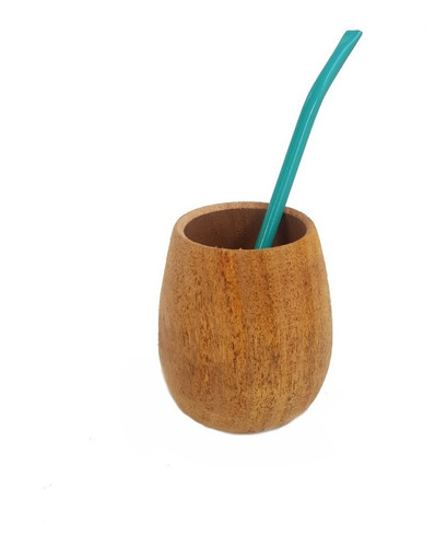 Mates De Madera De Algarrobo X10 U. Para Pintar + Bombillas 