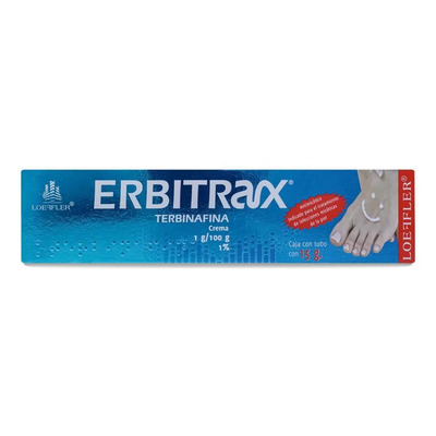 Erbitrax Terbinafina, Tubo Con 15 G, Loefler | Meses sin interés