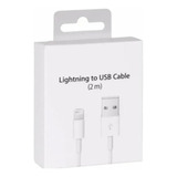 Cable Usb Compatible Con iPhone 2m Certificado 