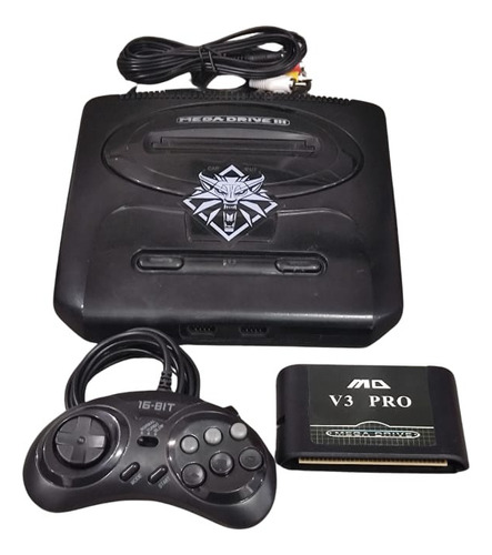 Sega Mega Drive 3 Tectoy 16 Bits Usado +everdrive + Controle