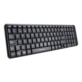 Teclado Acteck Inalambrico Nano Multimedia Usb Negro Ac-9166