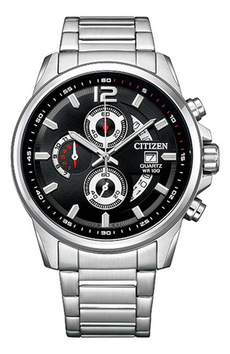 Reloj Hombre Citizen An3690 Cronógrafo Multifunción Acero Wr