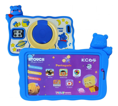 Tablet Atouch Kids Infantil 64gb 2ram Netflix Youtube Kc64